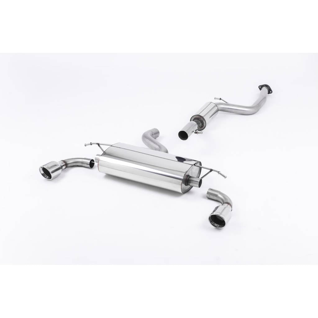 MILLTEK SSXFD043 Cat-back 100mm Jet ECA FORD Focus Mk2 ST 225 Photo-0 