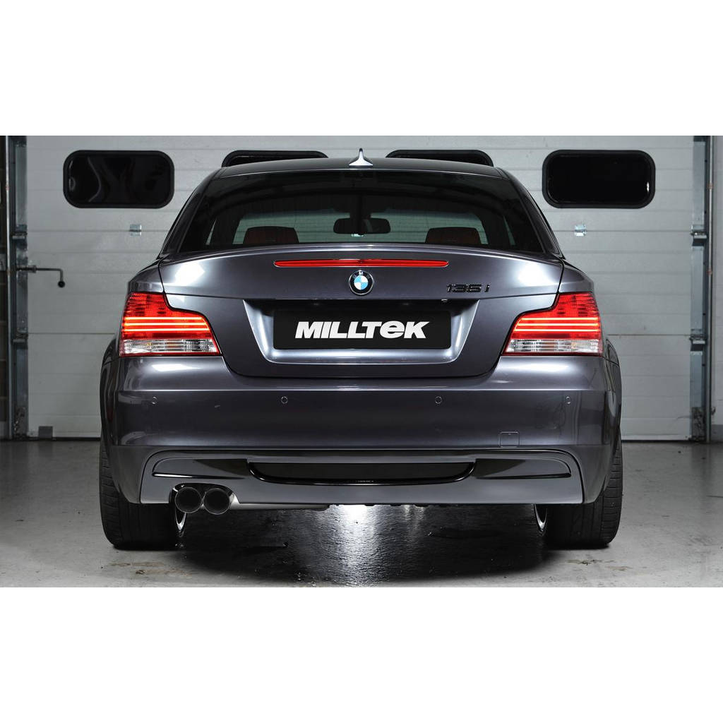MILLTEK SSXBM948 Secondary Cat-back Twin 80mm GT80 ECA BMW 1 Series 135i Coupé E82 and Cabriolet E88 (N54) Photo-2 
