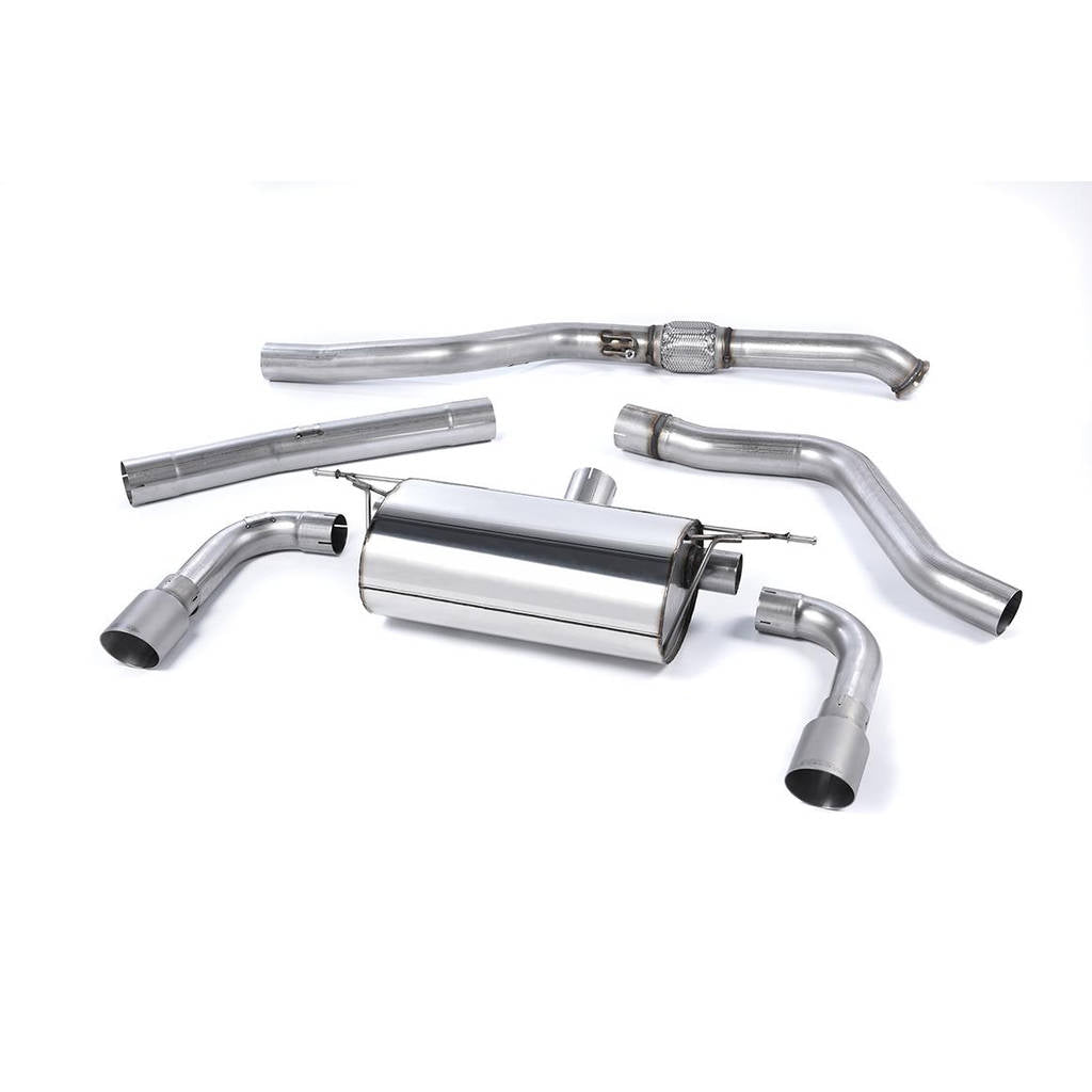 MILLTEK SSXBM1028 Cat-back Twin 90mm GT90 ECA BMW 2 Series F22 M235i Coupé Photo-0 