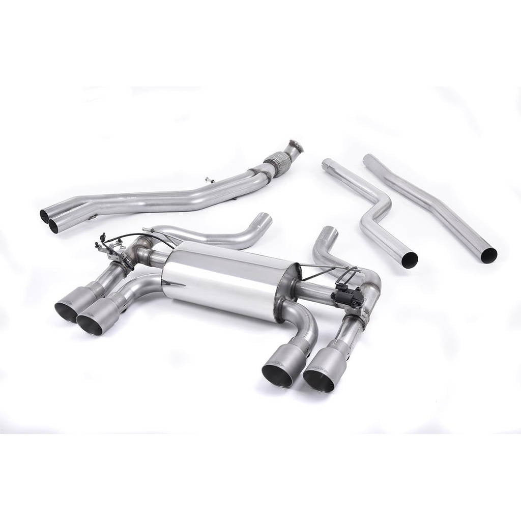 MILLTEK SSXBM1035 Cat-back Quad 90mm GT90 ECA BMW 2 Series F87 M2 Coupé Photo-0 