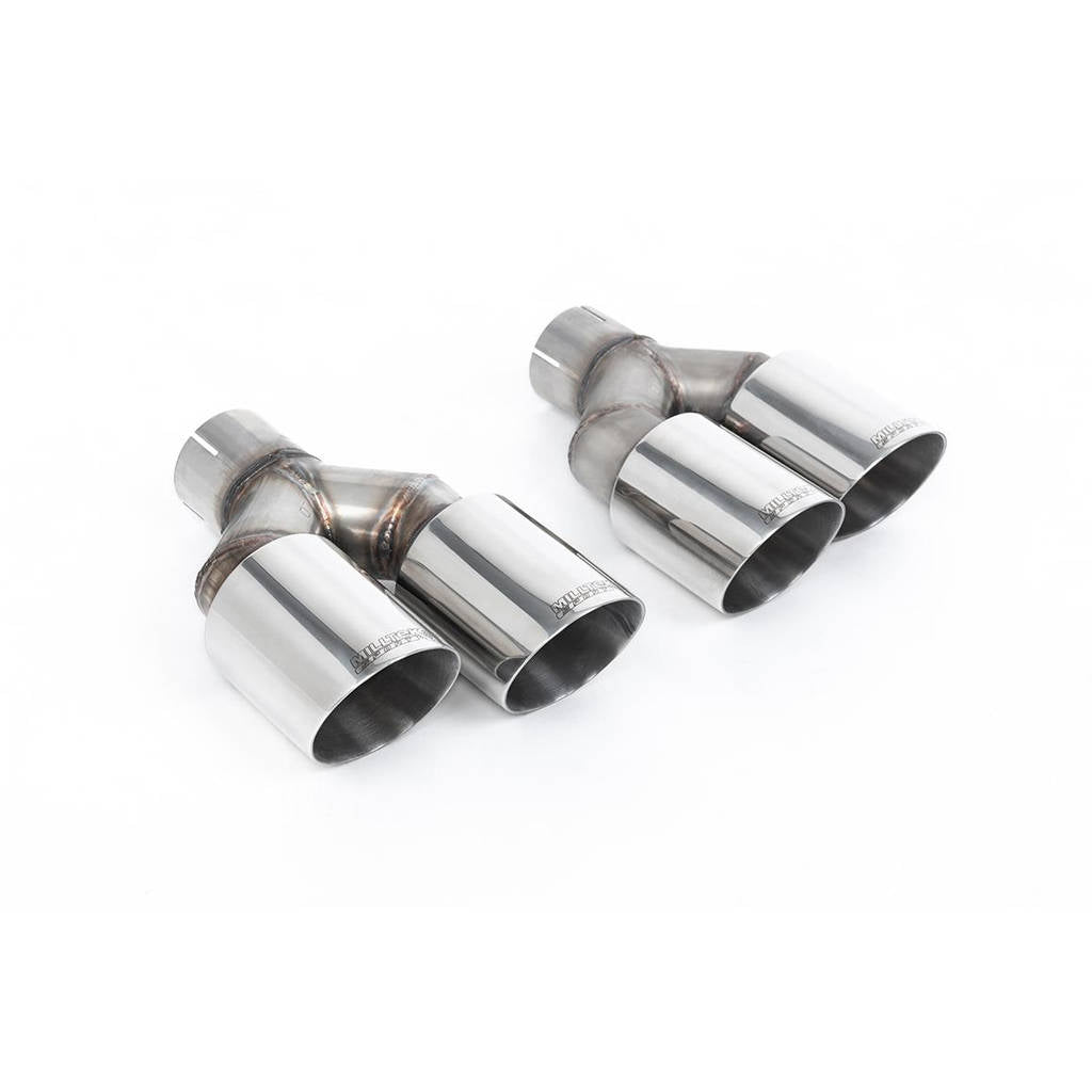MILLTEK SSXAU488 Cat-back Polished GT90 ECA AUDI S1 2.0 TFSI quattro Photo-1 