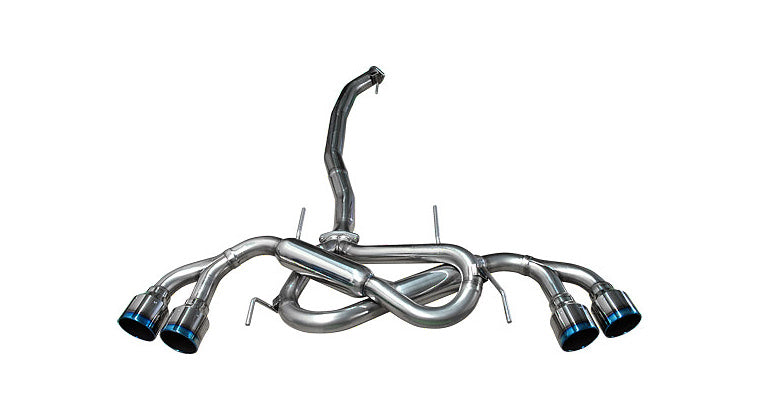 HKS 31021-AN010 Legamax Premium Exhaust for NISSAN R35 GT-R (titanium tips) Photo-0 