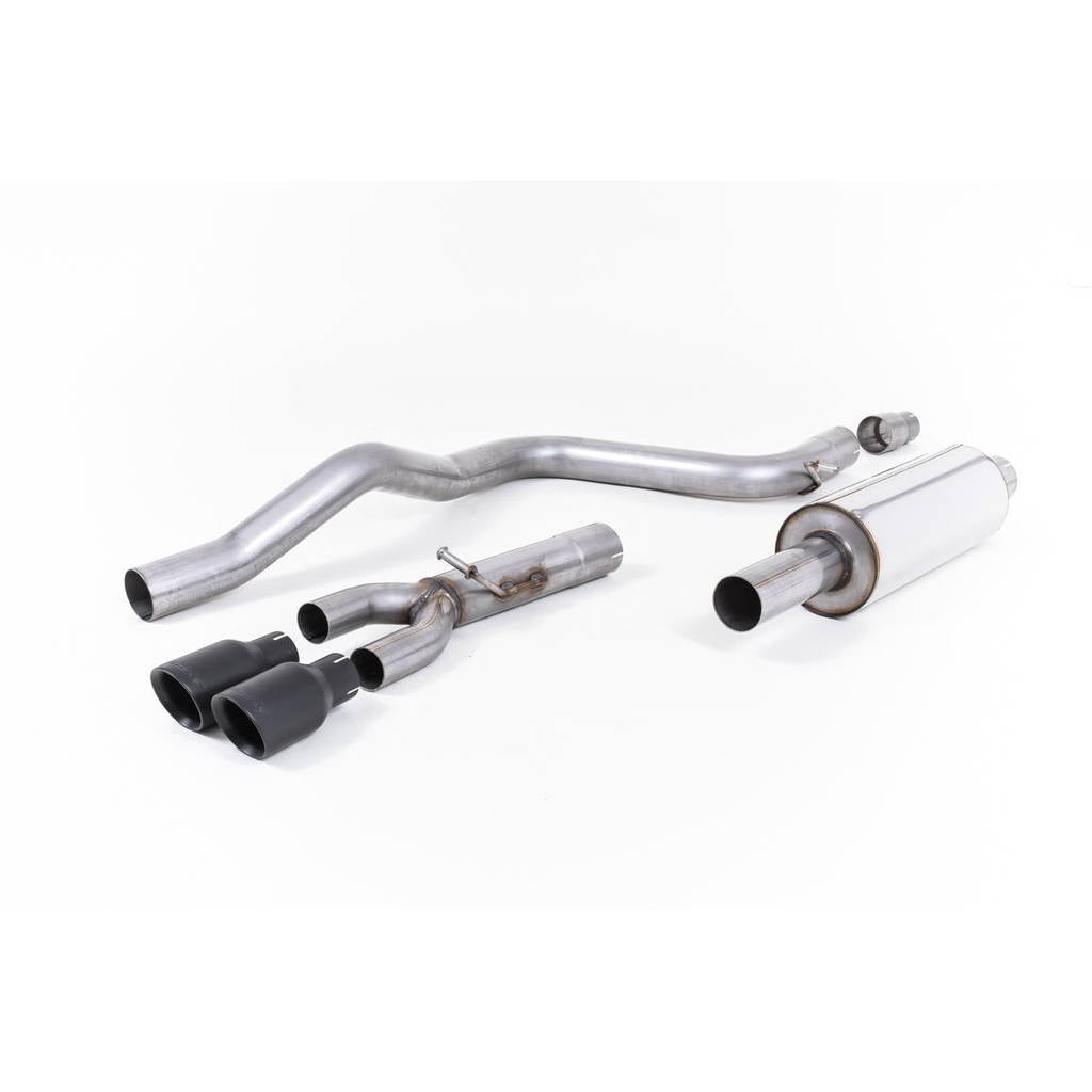MILLTEK SSXSE177 Cat-back Twin 80mm GT80 ECA SEAT Leon FR 2.0 TDI 150 SC and 5-door (manual and DSG-auto) Photo-0 
