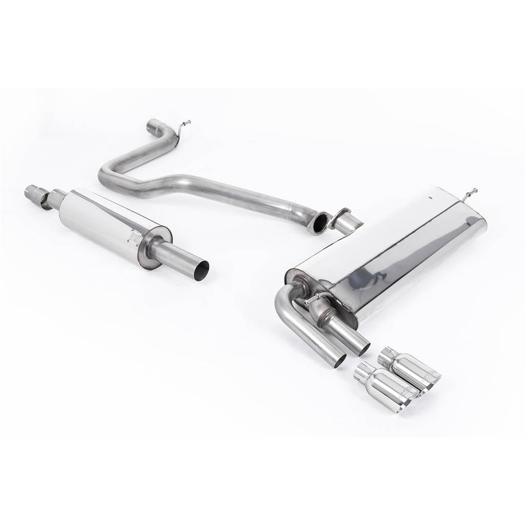 MILLTEK SSXSE184 Cat-back Twin 80mm GT80 SEAT Leon FR 1.4 TSI SC and 5-door Photo-0 