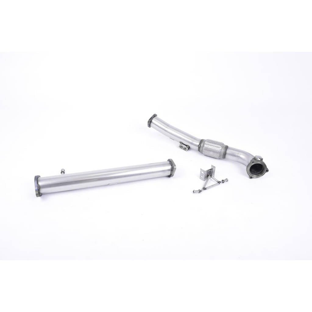 MILLTEK SSXFD086 Large-bore Downpipe and De-cat FORD Focus MK2 RS 2.5T 305PS Photo-0 