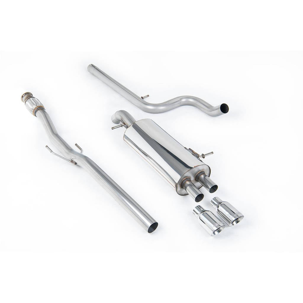 MILLTEK SSXCN102 Cat-back Twin 80mm GT80 CITROEN DS3 1.6 THP 16V DSport Photo-0 