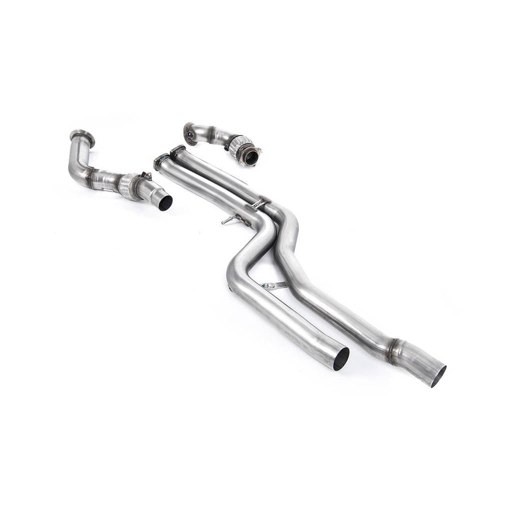 MILLTEK SSXBM1031 Large-bore Downpipe and De-cat BMW 3 Series F80 M3 Saloon Photo-0 