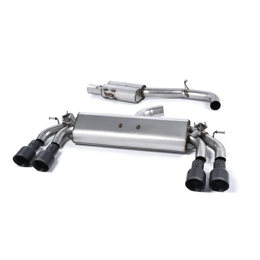 MILLTEK SSXAU420 Cat-back Quad 100mm GT100B ECA AUDI S3 2.0 TFSI quattro Sportback 8V Photo-0 