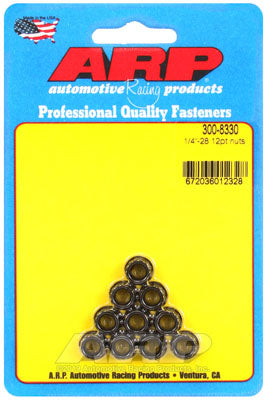 ARP 300-8330 Nut Kit 1/4-28 12pt Photo-0 