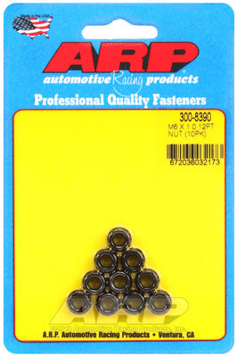 ARP 300-8390 Nut Kit M6 X 1.00 12pt Photo-0 