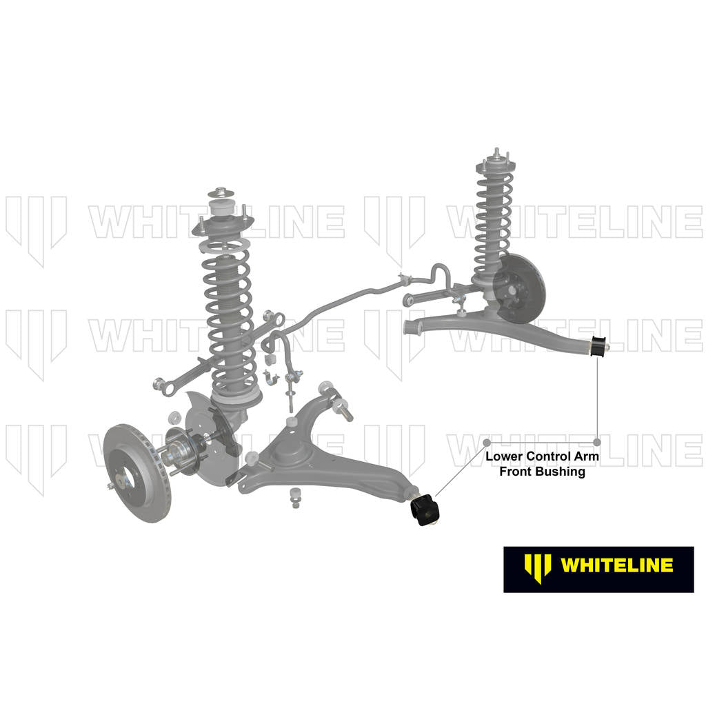 WHITELINE W51595 Rear Control Arm Lower Front - Inner Bushing Kit for Mitsubishi Starion JA, JB, JD Photo-1 