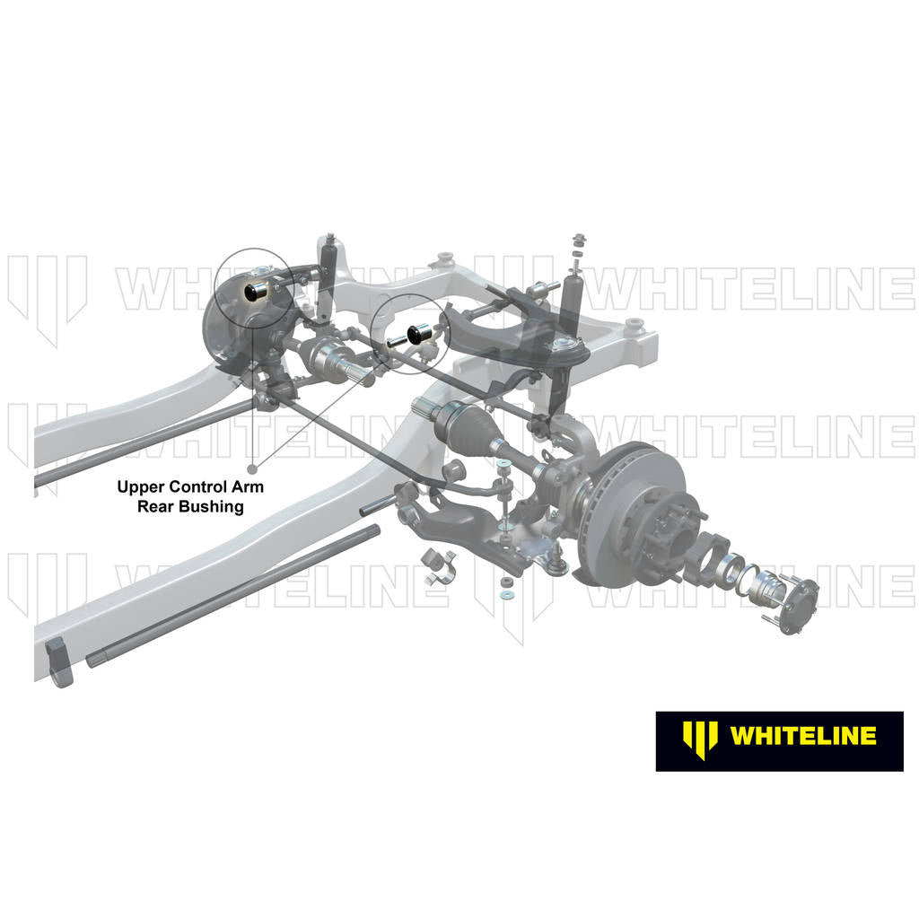WHITELINE W51691 Front Upper Control Arm - Inner Rear Bushing Kit for Toyota HiLux, 4Runner/HiAce Photo-2 