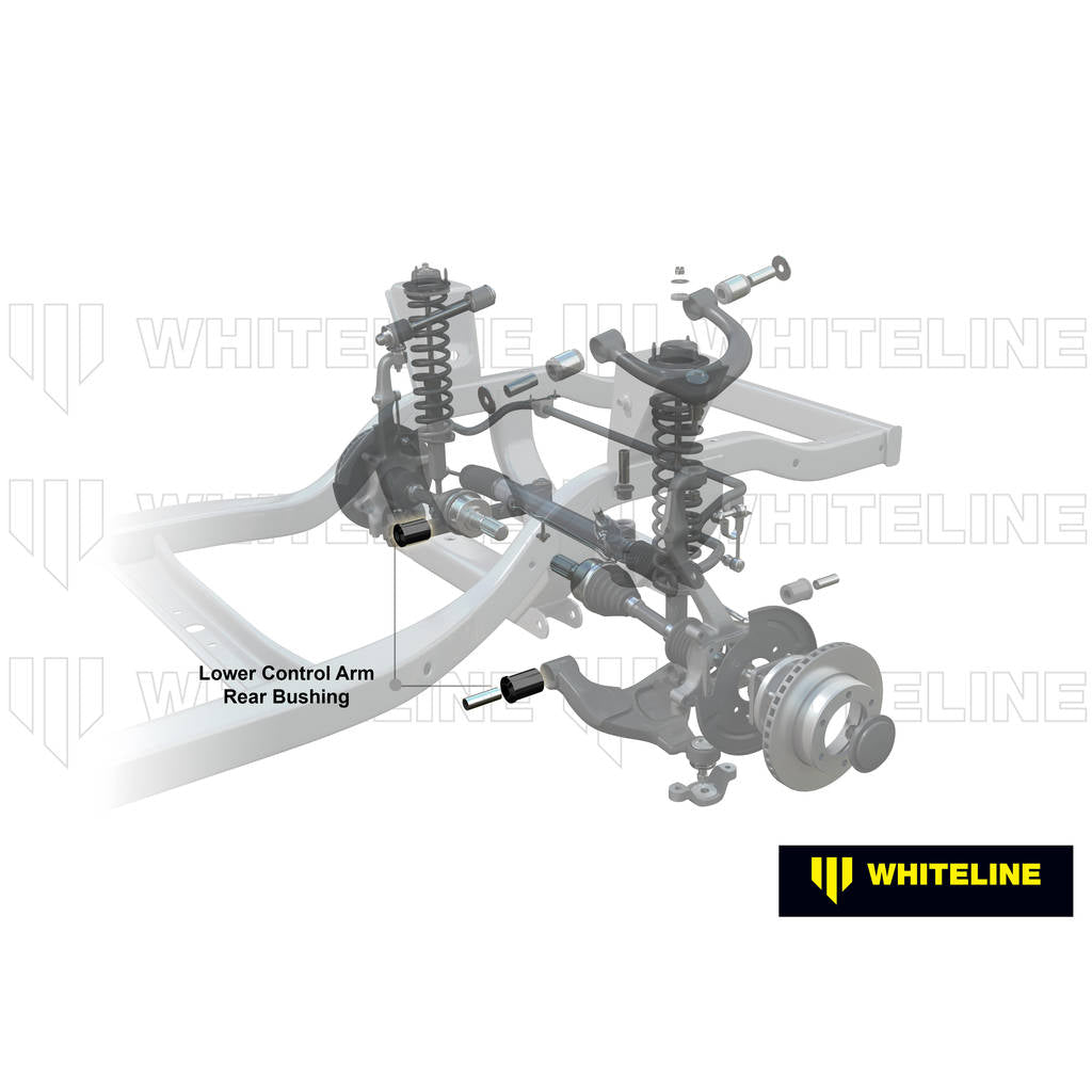 WHITELINE W53268 Front Lower Control Arm - Inner Rear Bushing Kit for Volkswagen Amarok 2H/Transporter T5 Photo-1 