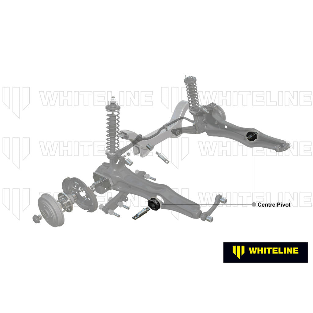 WHITELINE W61509 Rear Trailing Arm Center Pivot Bushing Photo-1 