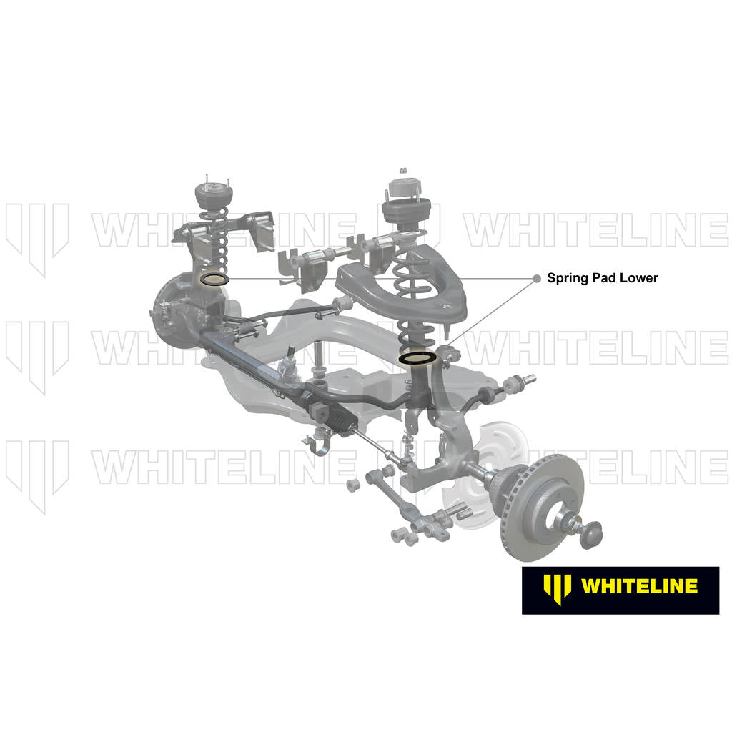 WHITELINE W71472 Front Coil Spring Pad - Upper Bushing Kit Standard Height for Holden Commodore VB-VS/HSV Photo-1 