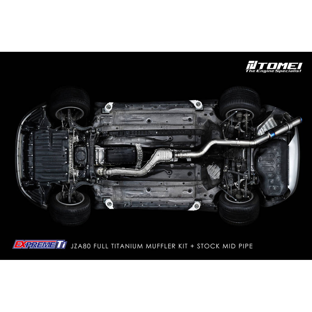 TOMEI TB6090-TY03A FULL TITANIUM MUFFLER KIT EXPREME Ti JZA80 Photo-1 