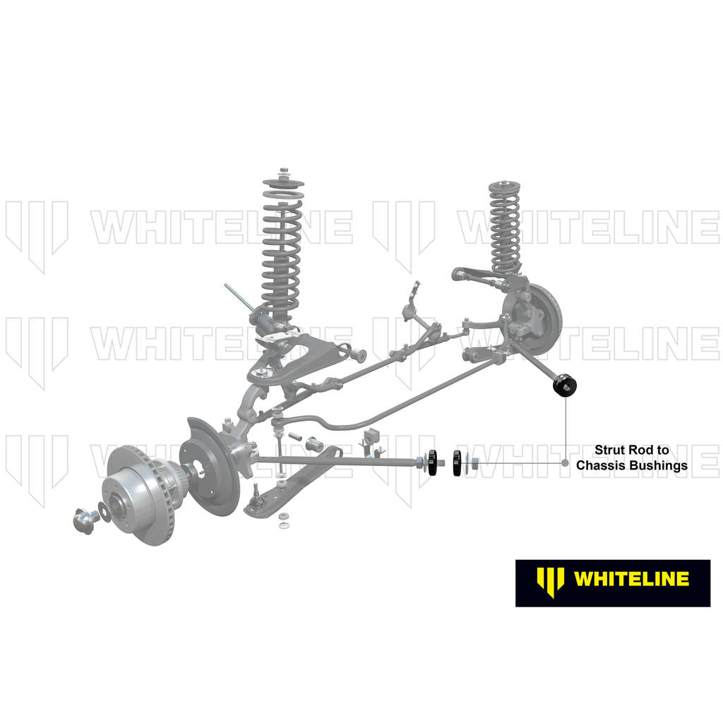 WHITELINE W81399 Front Strut Rod - To Chassis Bushing Kit for Ford Cortina TC, TD Photo-2 
