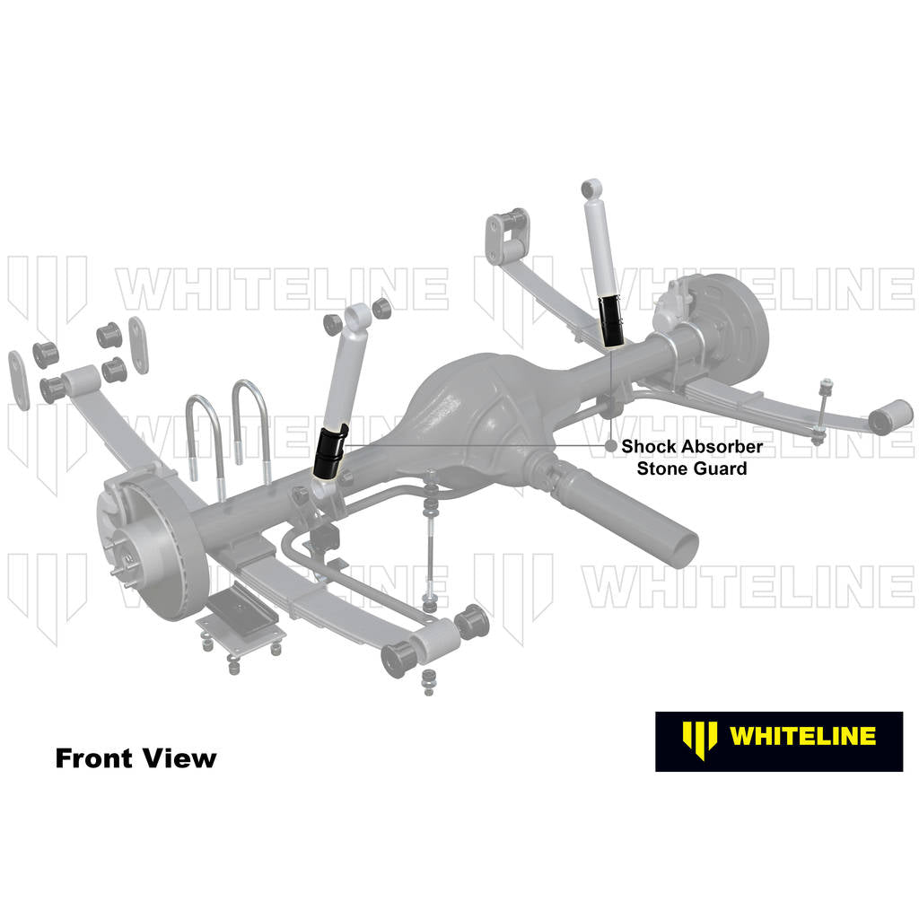 WHITELINE W93192 Universal Shock Absorber - Stone Guard Kit for All 4x4 Applications Photo-1 