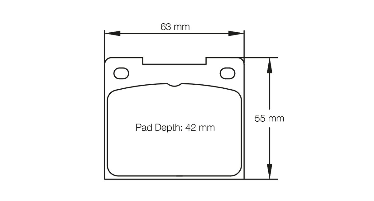 PAGID 3102-RS42 Rear Brake Pads for AUDI RS3 LMS TCR (race car) / TOYOTA GT86 2.0 GT R3 Rally / Alcon R type D42 Photo-0 