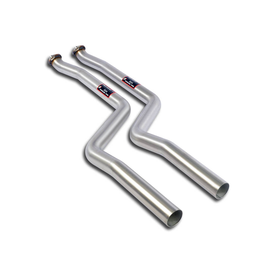 SUPERSPRINT 980212 Front pipes Kit Right + Left (catless) for BMW E9x 335i Photo-0 