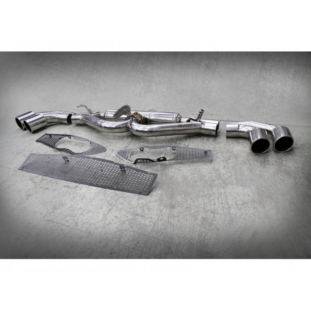 TUBI STYLE TSALF4C13.051.VC 4C QUAD TIPS EXHAUST SYSTEM WITH EXCU AND GRIDS Photo-1 