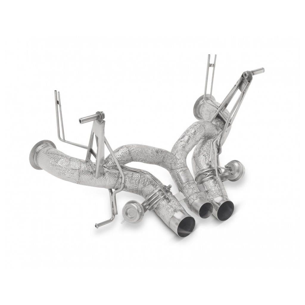 TUBI STYLE TSLAAVEC16.001.AT LAMBORGHINI AVENTADOR LP740-4 S STRAIGHT PIPES EXHAUST WITH VALVE Photo-2 