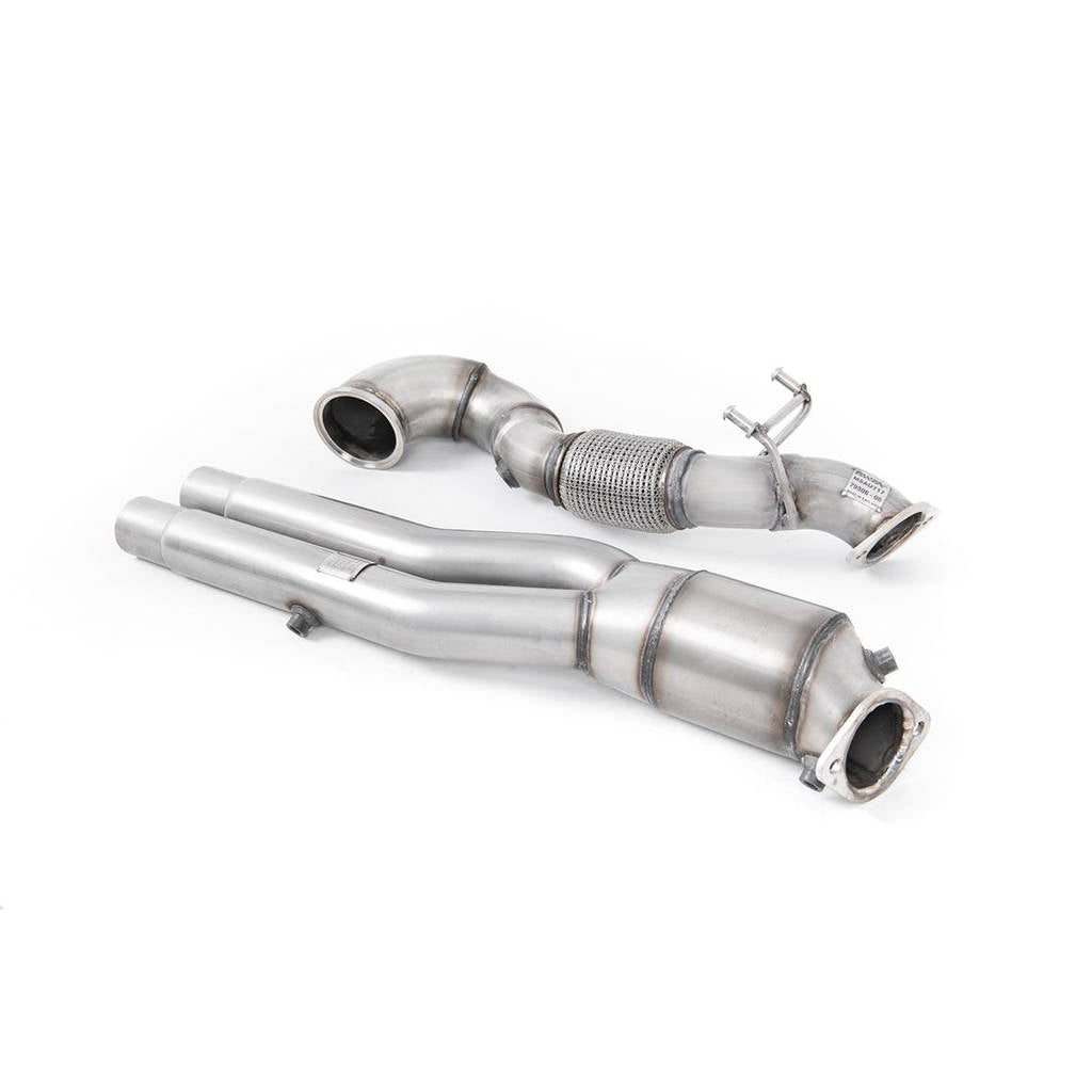 MILLTEK SSXAU818 Large Bore Downpipe and Hi-Flow Sports Cat AUDI RS3 Sportback 400PS Photo-0 