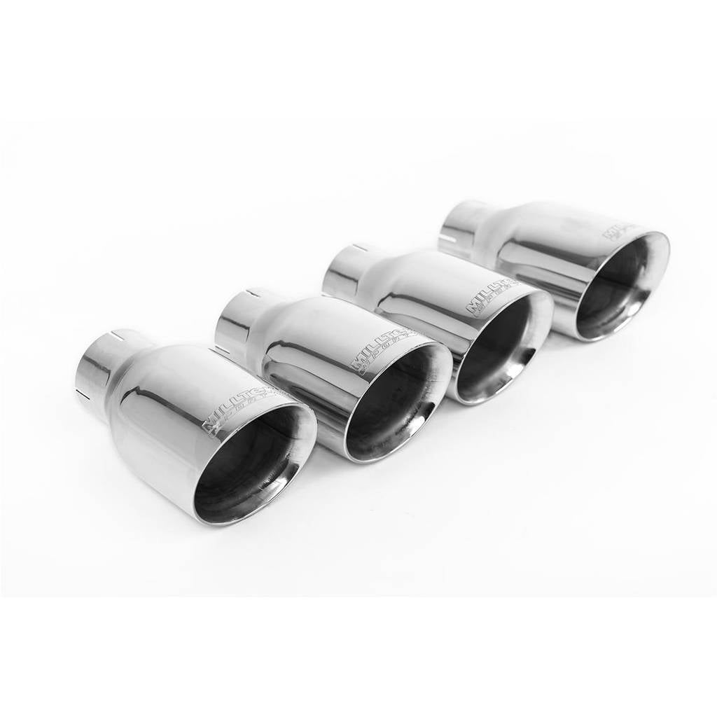 MILLTEK SSXFD282 Cat-back Quad 100mm GT100 FORD Mustang 5.0 V8 GT Photo-1 