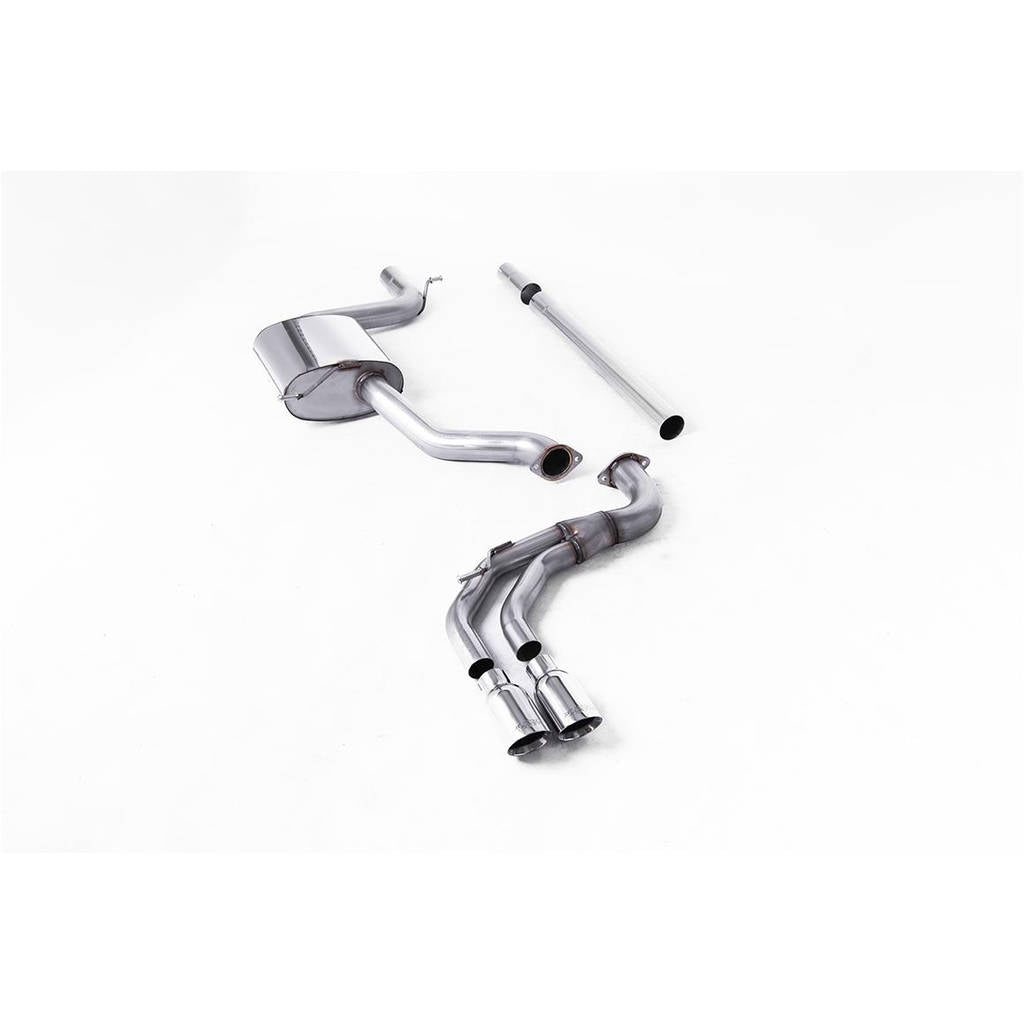 MILLTEK SSXSE192 Cat-back Twin 80mm GT80 VW Golf Mk7.5 1.5TSI Evo GT & R-Line Photo-0 