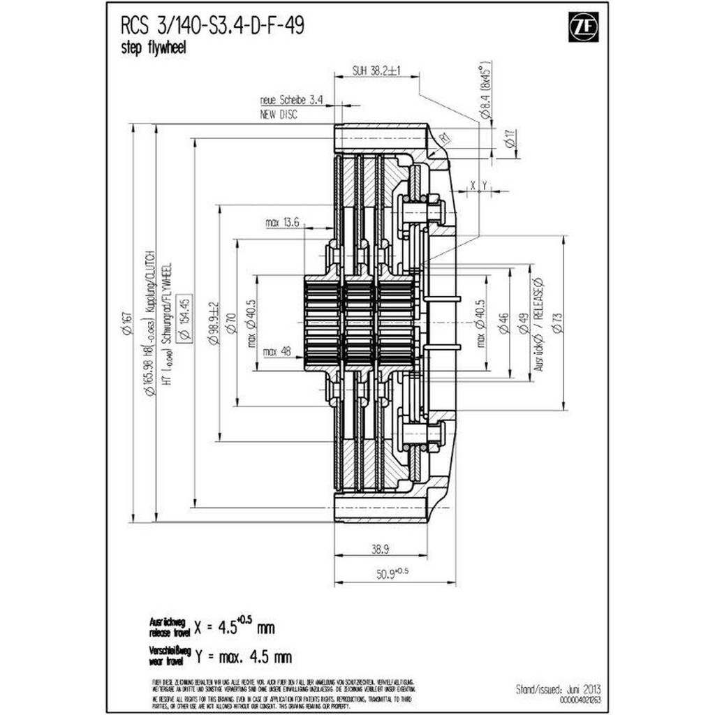 SACHS PERFORMANCE 003072000298 Clutch Housing RCS 140 Photo-1 