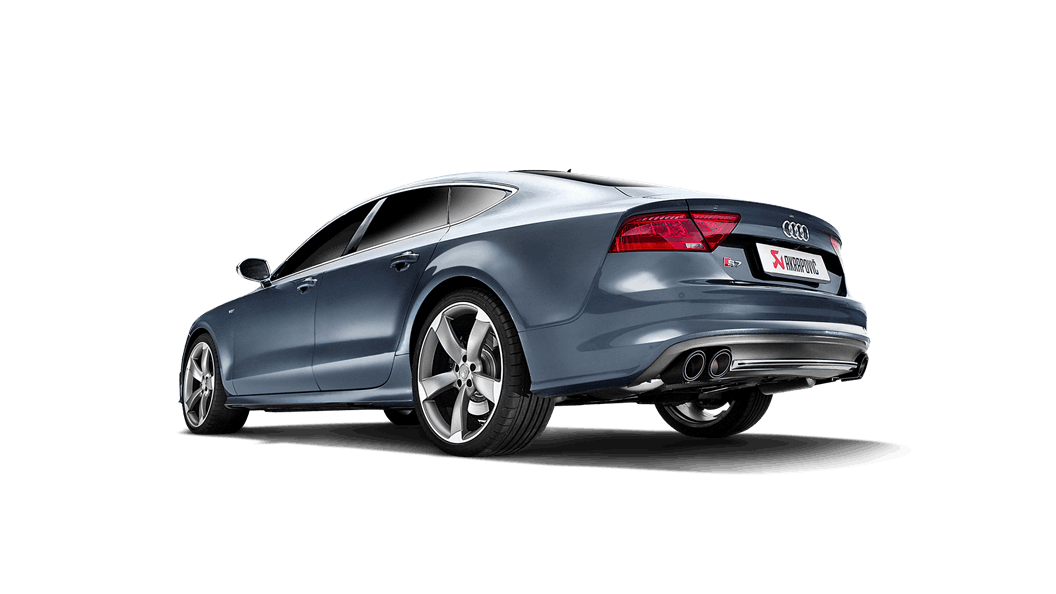 AKRAPOVIC S-AU/TI/6H Evolution Line (Titanium) AUDI S7 Sportback (C7) 2013-2017 ECE Type Approval Photo-2 