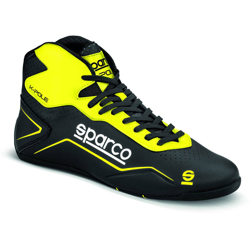 SPARCO 00126939NRGF K-POLE Karting shoes, black/yellow, size 39 Photo-0 