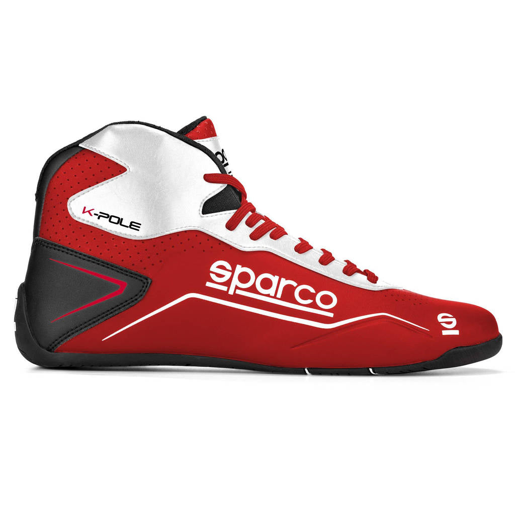 SPARCO 00126946RSBI K-POLE Karting shoes, red/white, size 46 Photo-0 