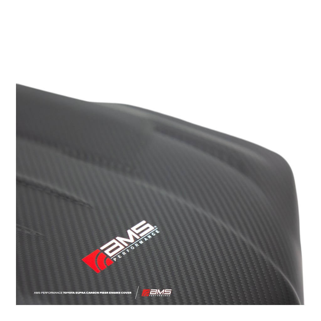 AMS.38.06.0001-1 Engine Cover (Carbon) for TOYOTA GR Supra A90 (B58) Photo-2 