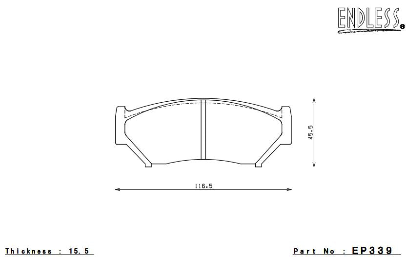 ENDLESS EP339SSY Brake pads Photo-0 