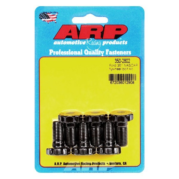 ARP 350-2802 Flywheel Bolt Kit for for Ford 351 NASCAR V8. 6 pieces Photo-0 