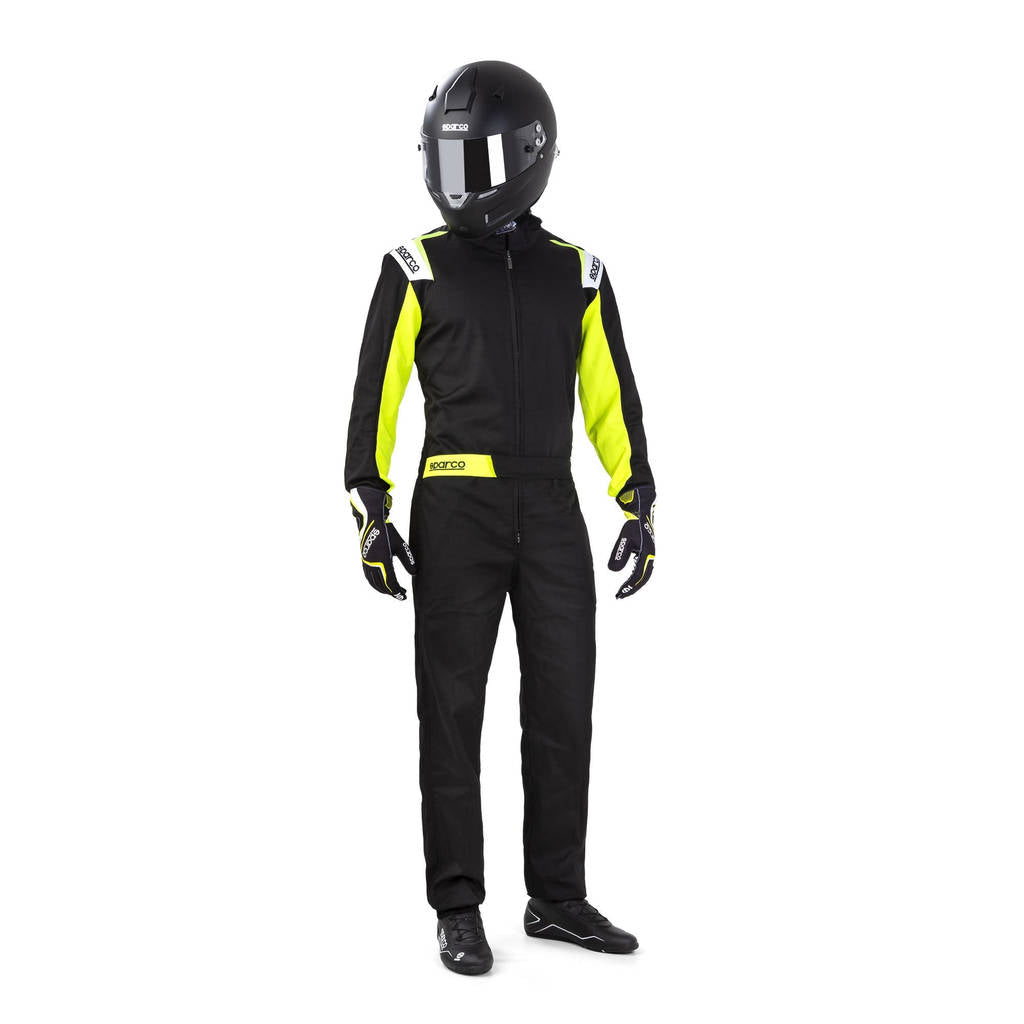 SPARCO 002343NRGF5XXL ROOKIE 2020 Kart suit, NOT HOMOLOGATED, black / yellow, size XXL Photo-1 