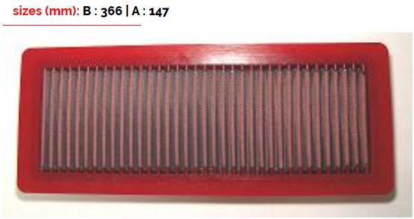 BMC FB484/08 AIR FILTER 147x366 Photo-0 