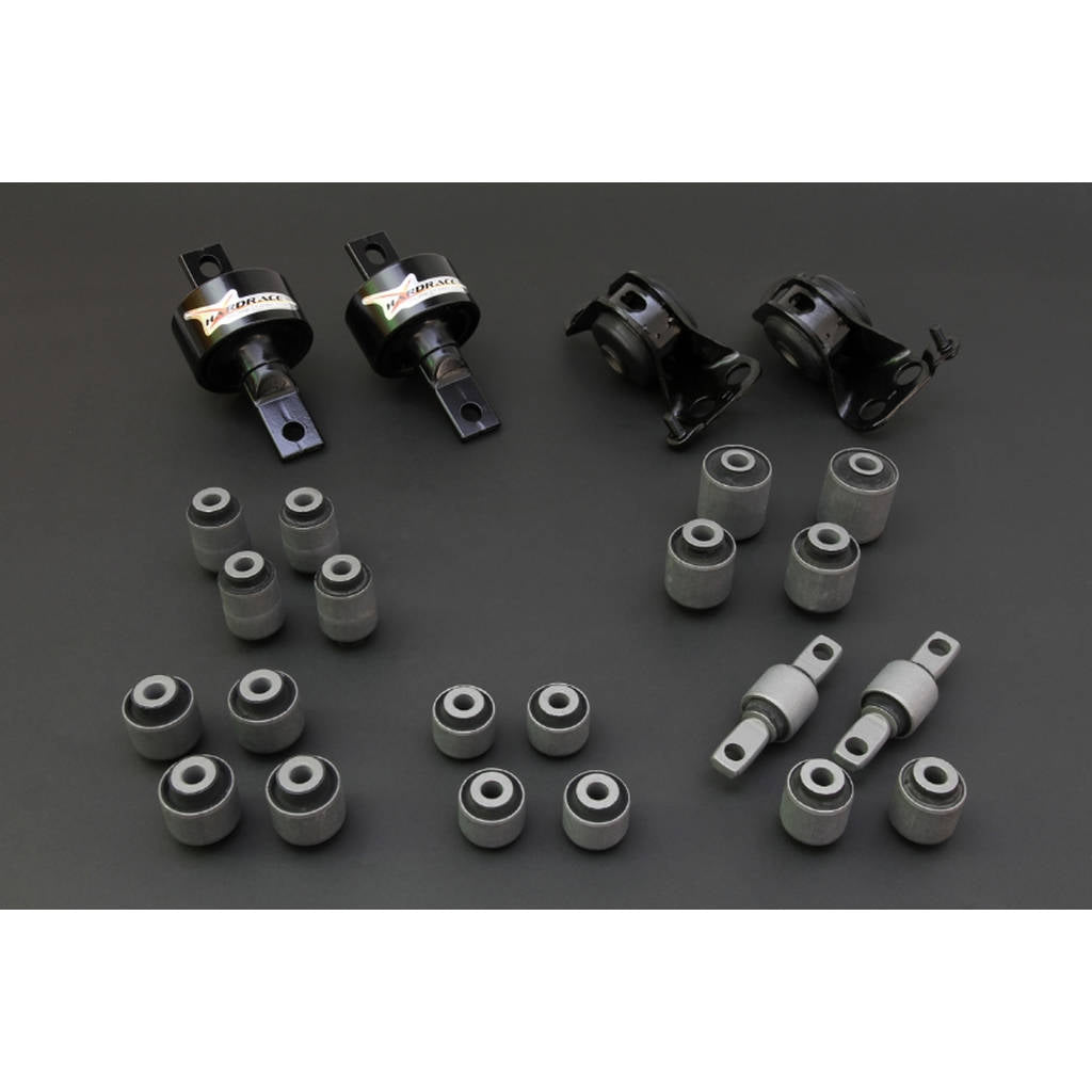 HARDRACE 6107-DC2-R DC2 TYPE-R ARM BUSHINGS COMPLETED SET-JDM (HARDEN RUBBER) 24PCS/SET Photo-0 