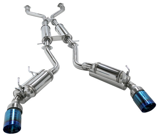 HKS 32009-BN004 USDM Hi-Power Full Dual TiTip Muffler NISSAN 370Z (Z34) Photo-0 