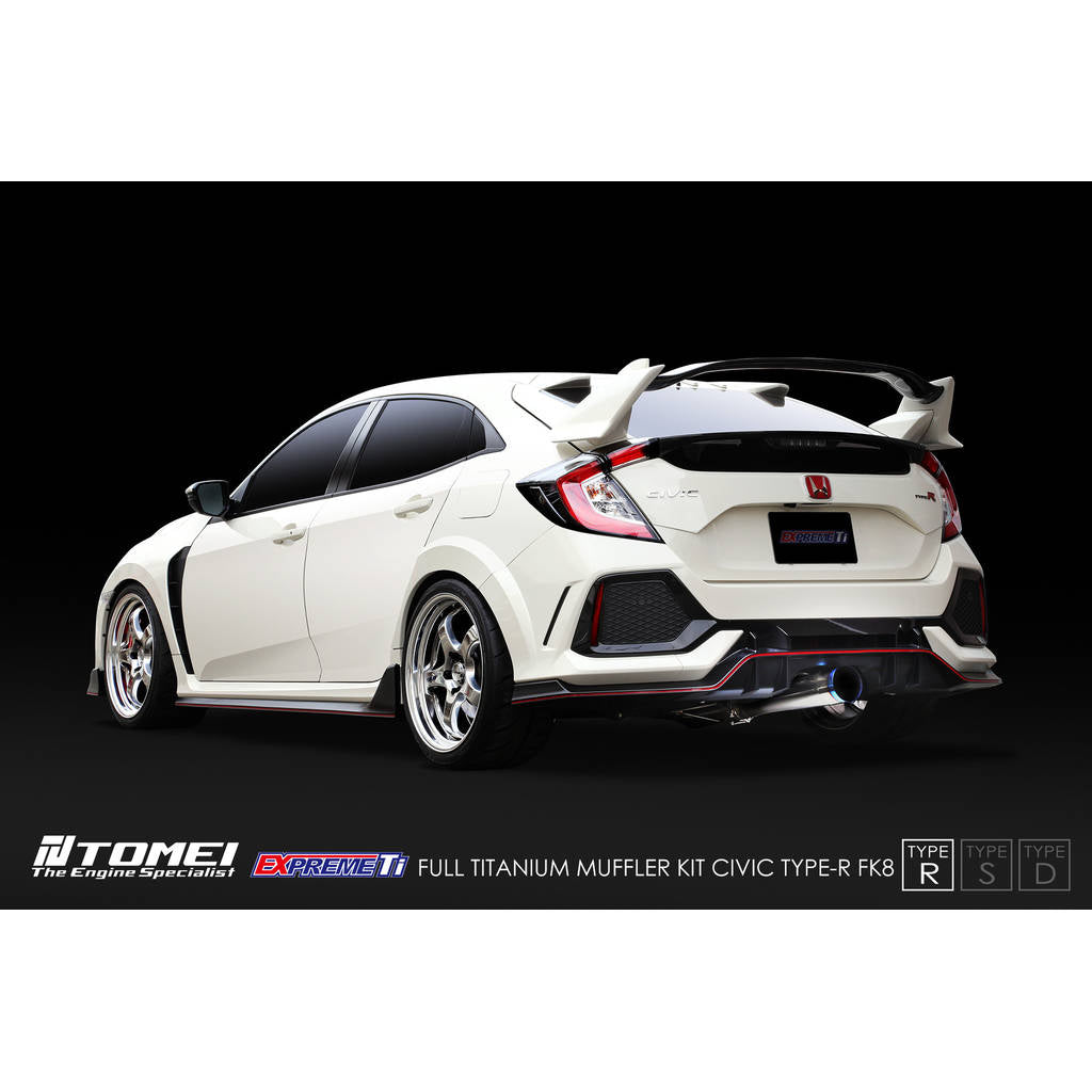 TOMEI TB6090-HN06A Full Titanium Muffler Kit Expreme Ti for HONDA Civic Type-R (FK8) Photo-3 