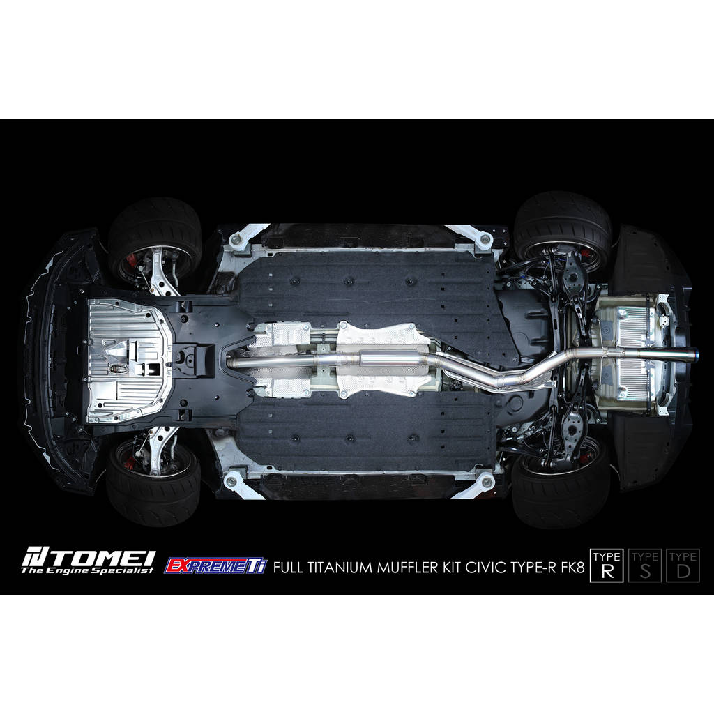 TOMEI TB6090-HN06A Full Titanium Muffler Kit Expreme Ti for HONDA Civic Type-R (FK8) Photo-4 