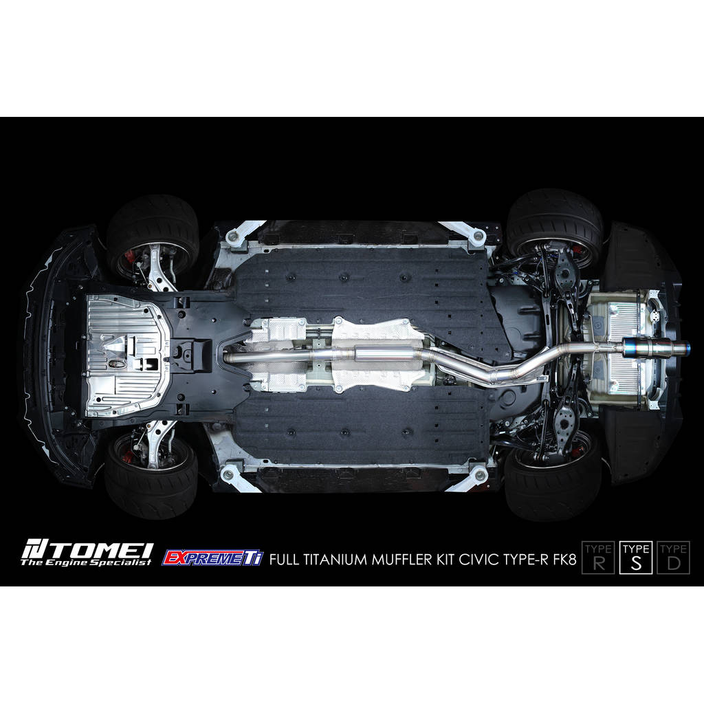 TOMEI TB6090-HN06B Full Titanium Muffler Kit Expreme Ti Type-S for HONDA Civic Type R (FK8) 2017–2021 Photo-4 