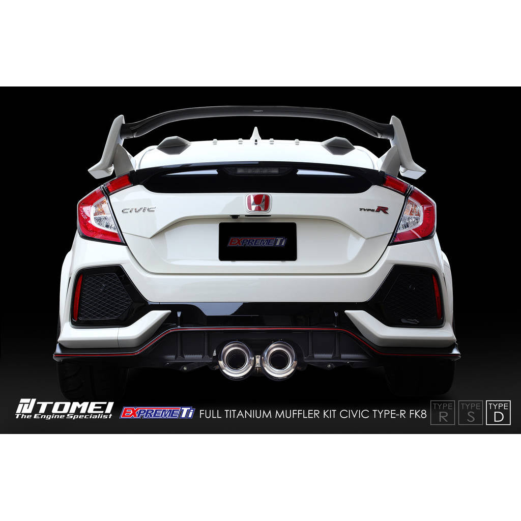 TOMEI TB6090-HN06C Full Titanium Muffler Kit Expreme Ti Type-D for HONDA Civic Type R (FK8) 2017–2021 Photo-2 
