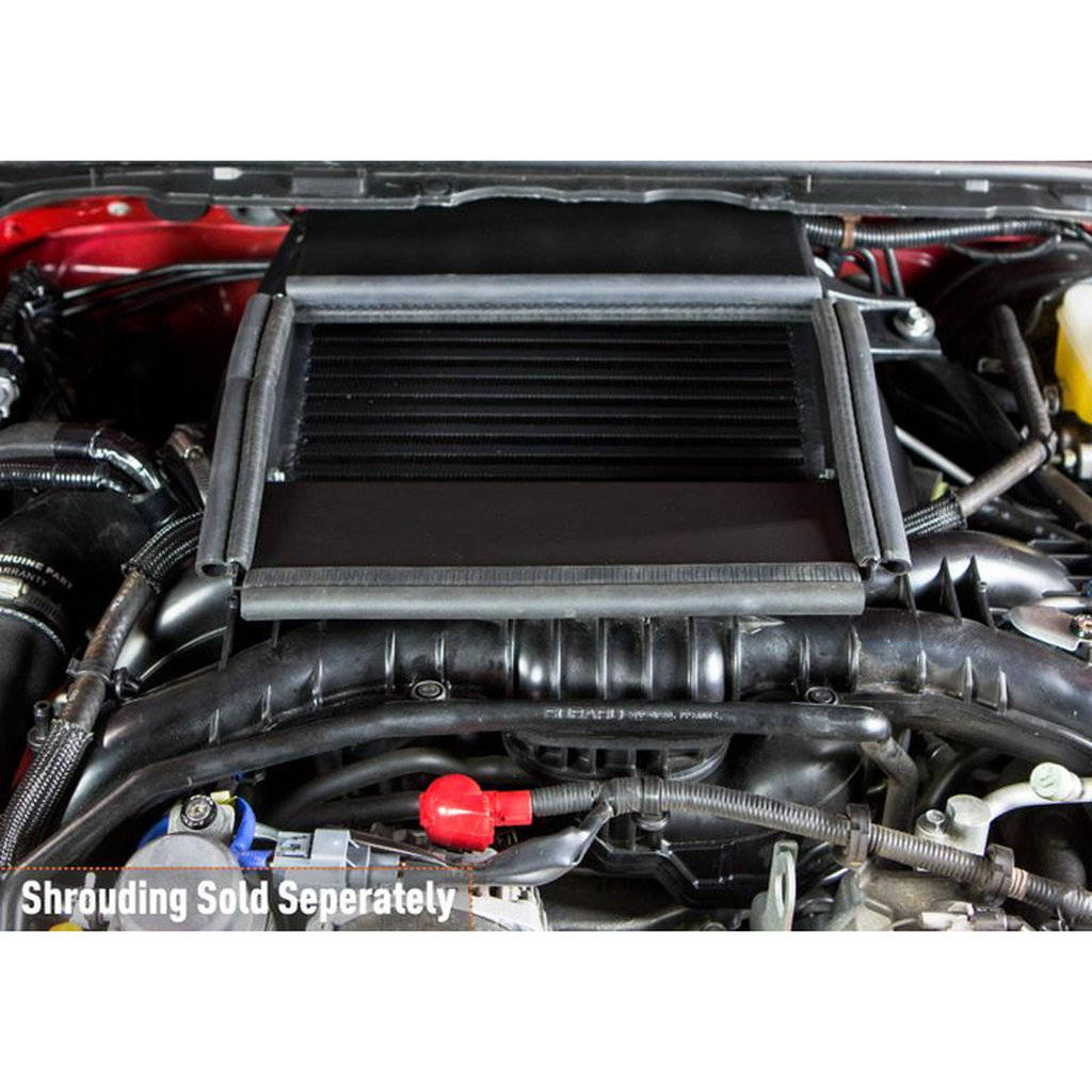 MISHIMOTO MMTMIC-WRX-15XBK SUBARU WRX Street Performance Top-Mount Intercooler Kit, 2015+ Black Photo-1 