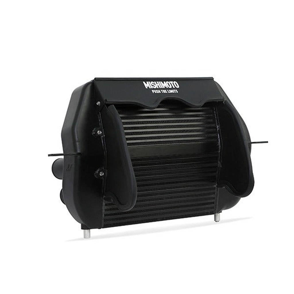 MISHIMOTO MMINT-F150-11KPBK FORD F-150 EcoBoost Intercooler Kit, 2011-14 Black Intercooler w/Polished Pipes Photo-3 