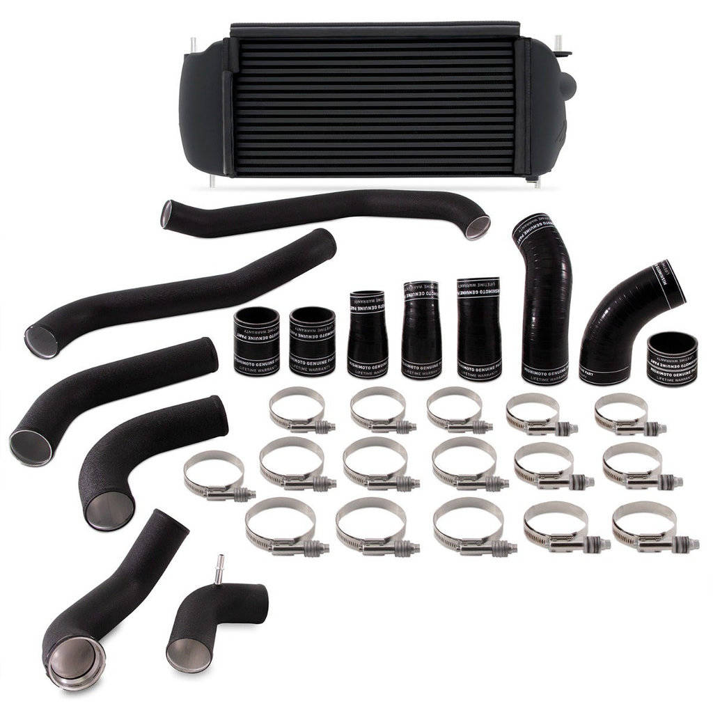 MISHIMOTO MMINT-F35T-17KBBK FORD F-150 3.5L EcoBoost Performance Intercooler Kit, 2017+, Black Cooler, Black Pipes Photo-0 