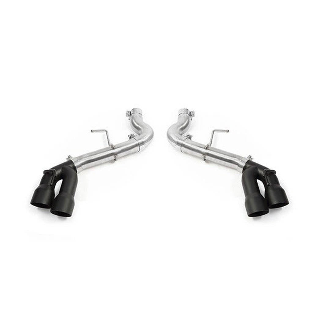 MISHIMOTO MMEXH-CAM4-16AQTRBK CHEVROLETCamaro 2.0T/V6 Quad-Tip Race Axle-Back Exhaust, 2016+ Black Tips Photo-1 