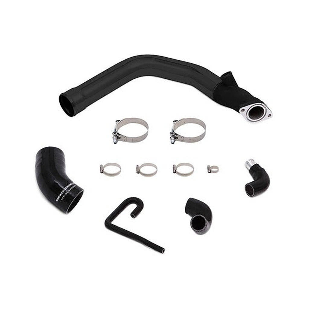 MISHIMOTO MMTMIC-WRX-15BBK SUBARU WRX Performance Top Mount Intercooler and Charge-Pipe Kit, 2015+ Red Pipe, Black Intercoole Photo-3 