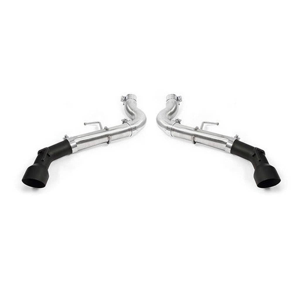 MISHIMOTO MMEXH-CAM4-16ADTRBK CHEVROLETCamaro 2.0T/V6 Dual-Tip Race Axle-Back Exhaust, 2016+ Black Tips Photo-2 